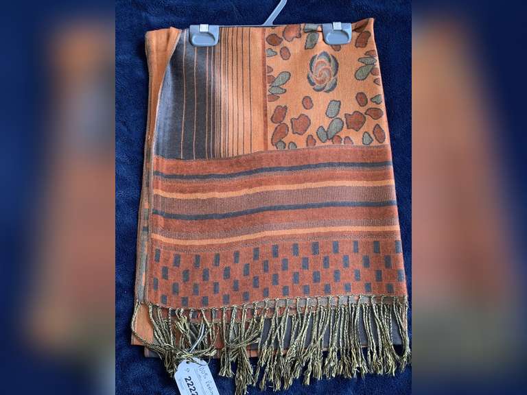 100% PASHMINA/CASHMERE SHAWL/WRAP image