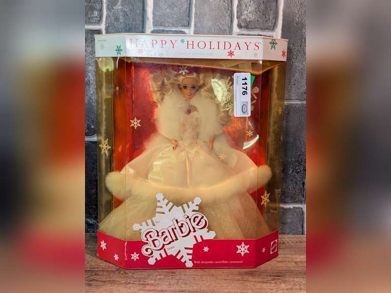 HAPPY HOLIDAYS BARBIE IN ORIGINAL BOX image