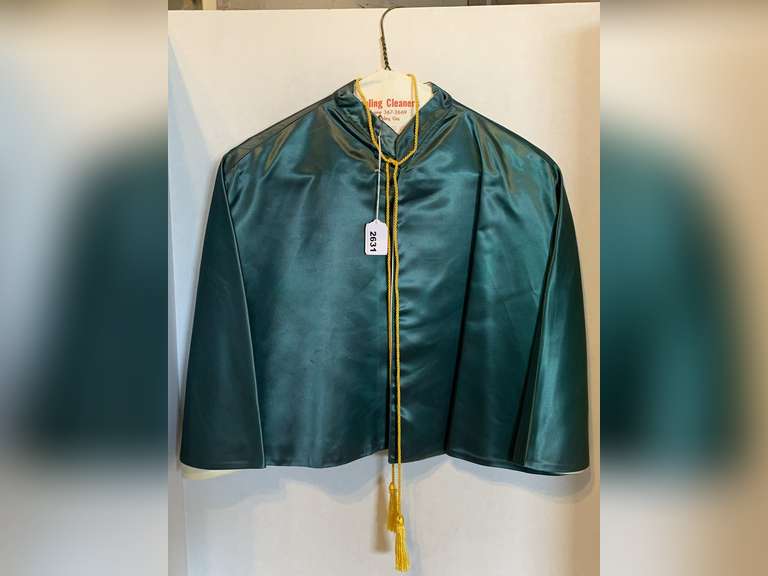 VINTAGE HANDMADE CHILD'S SATIN CAPE image