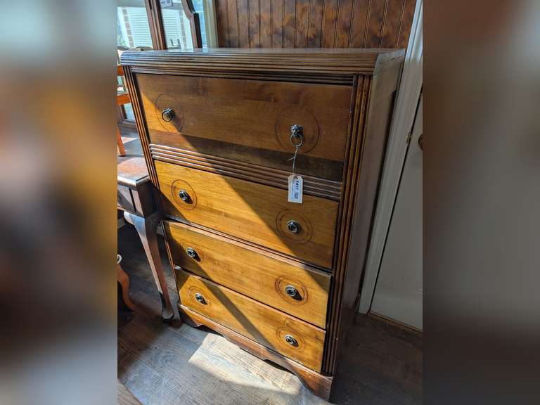 ANTIQUE FOUR-DRAWER CHEST image