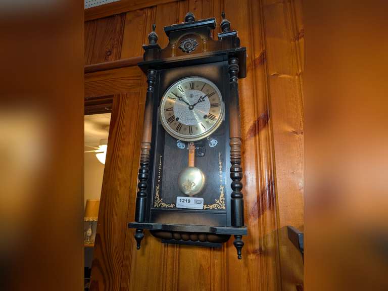 SIGNED WALL CLOCK WITH KEY image