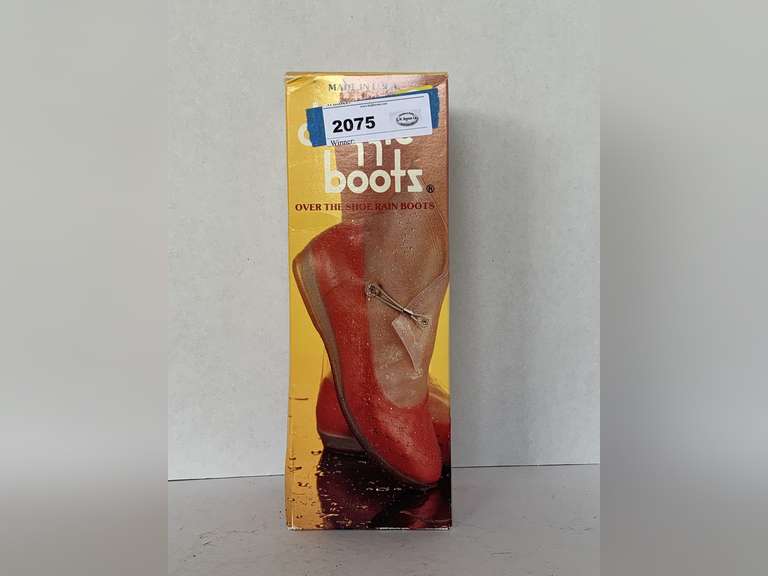 NEW PAIR DRIZZLE RAIN BOOTS SIZE 7-7 1/2 image