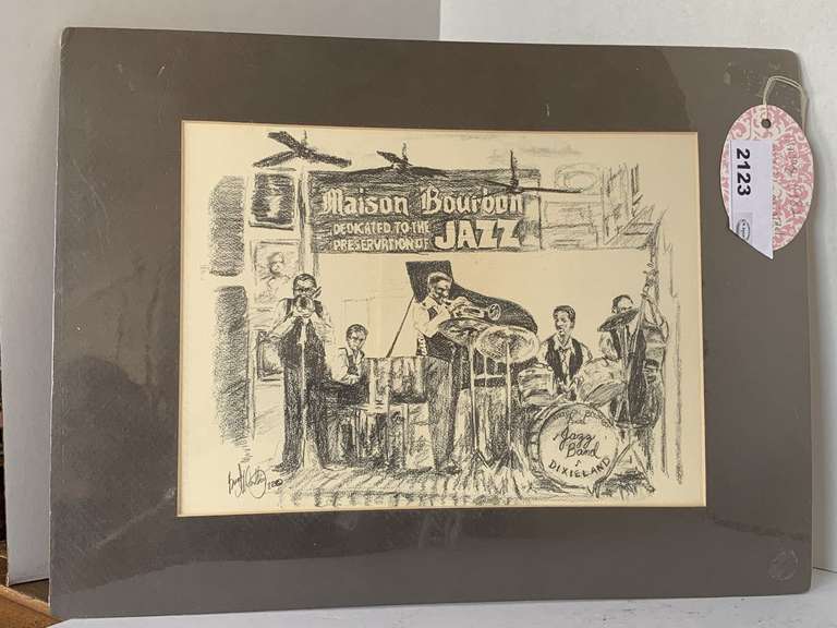 1982 BRENT MCCARTHY 16X12 UNFRAMED JAZZ PRINT image