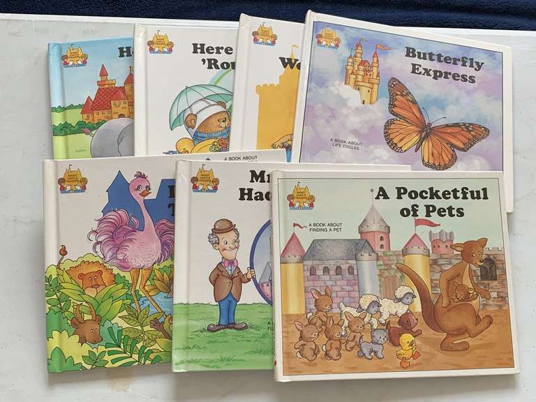 SEVEN 1998 CHILD'S WORLD MAGIC CASTLE READERS HARDBACK BOOKS image
