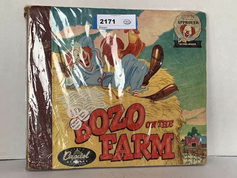 1950 BOZO ON THE FARM CAPITOL RECORDS image