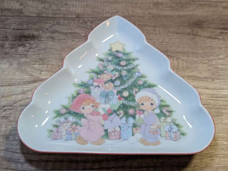 PRECIOUS MOMENTS CHRISTMAS TREE BOWL image