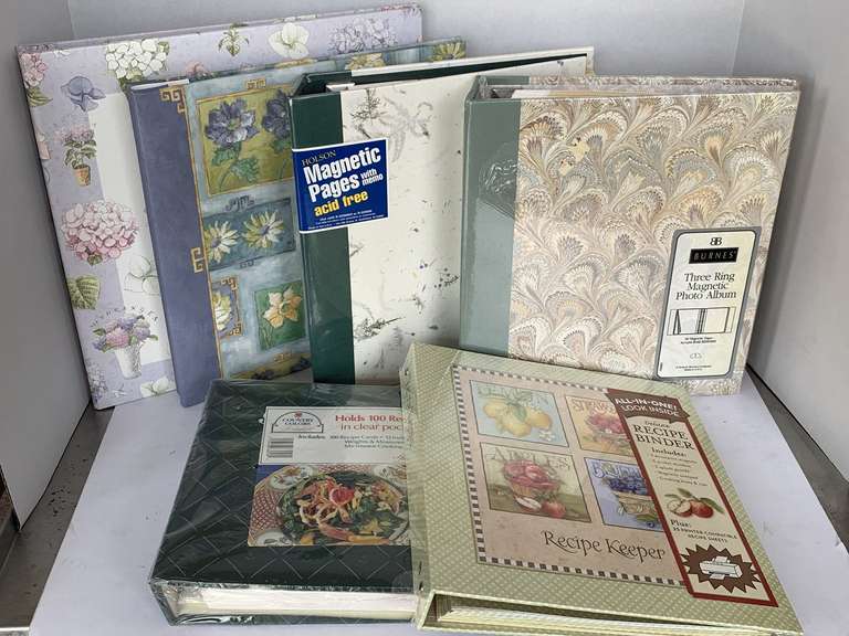 LOT OF NEW PHOTO ALBUMS & NEW RECIPE ALBUM BOOKS image