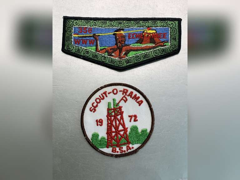 2 VINTAGE BOY SCOUT BADGES (SEE PICS) image