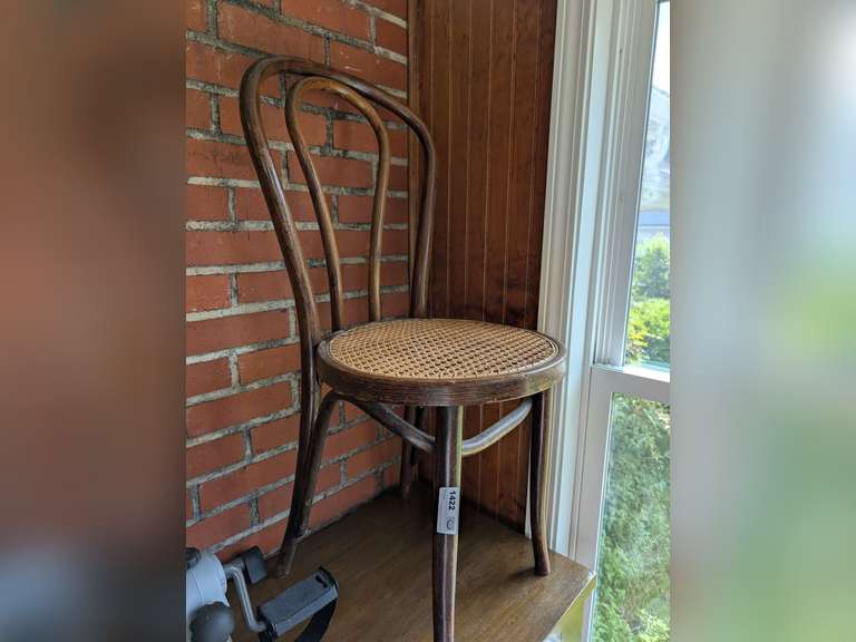 VINTAGE CANE SEAT SIDE CHAIR image