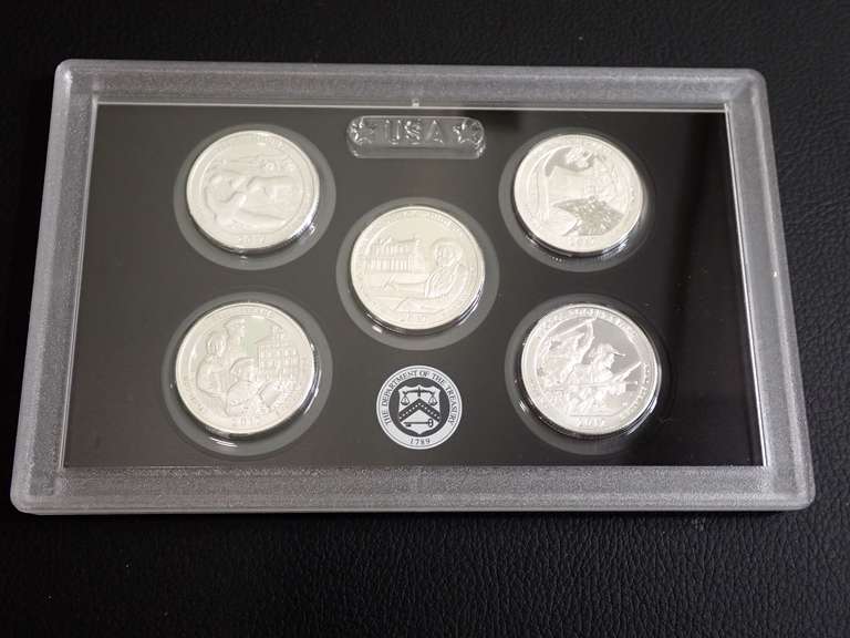 2017 SILVER PROOF U.S. NATIONAL PARK QUARTERS COLLECTION
