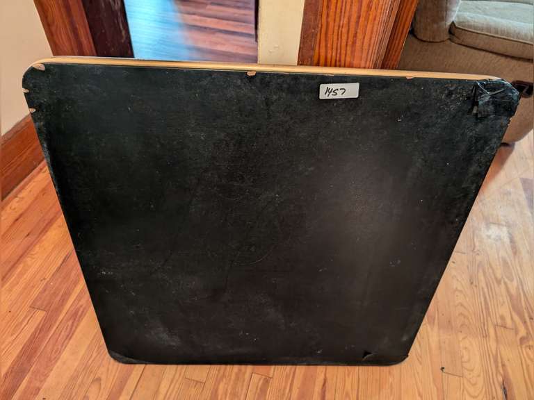 VINTAGE 34-IN FOLDING CARD TABLE image