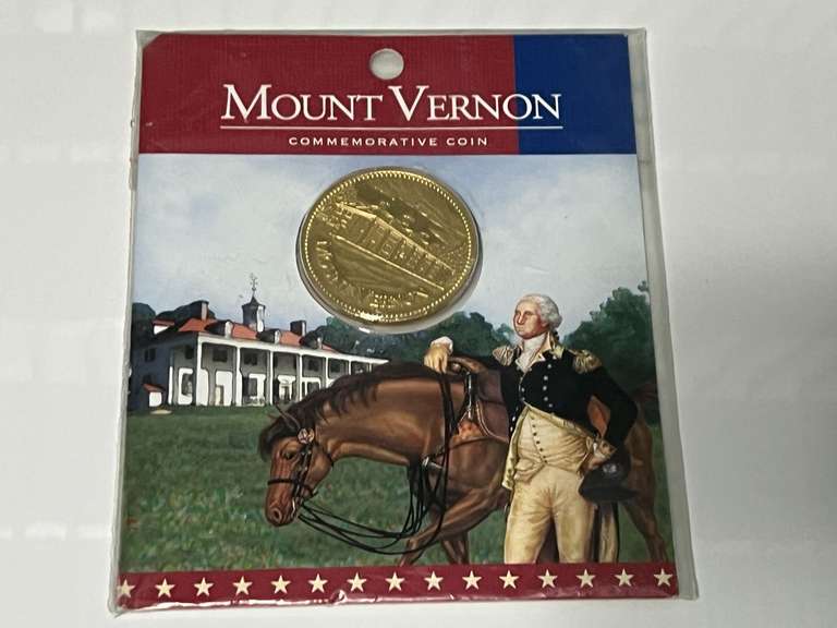 Collectible Mount Vernon commemorative coin, see pictures for details. image