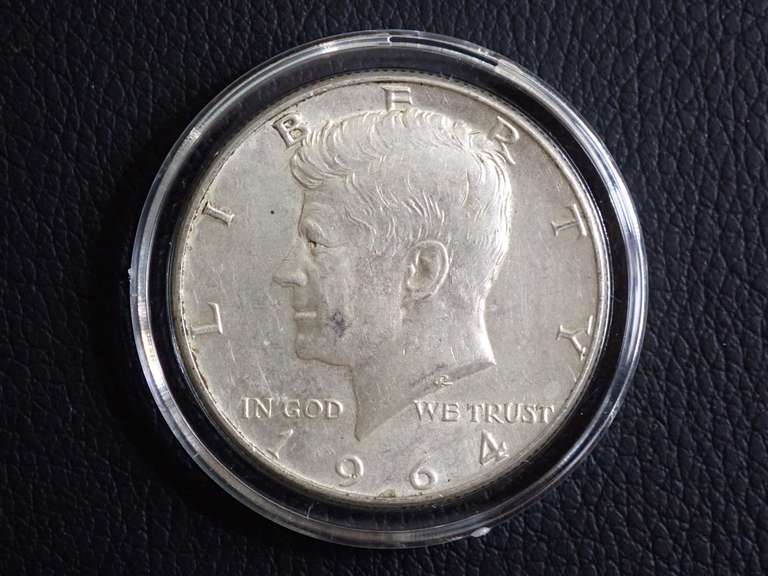 1964 KENNEDY HALF DOLLAR COIN -90% SILVER