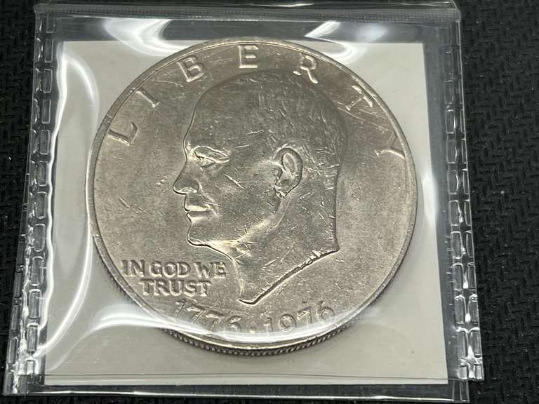 Eisenhower Bicentennial dollar, see pictures for details. image