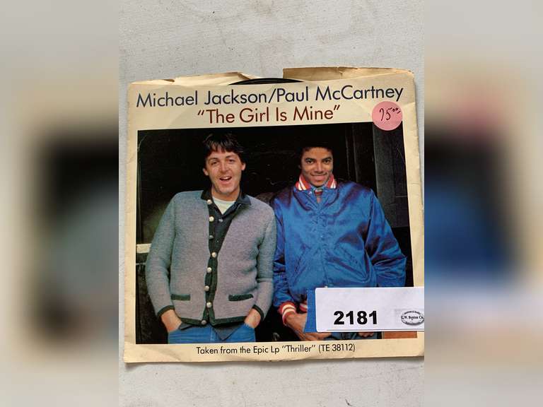 MICHAEL JACKSON/PAUL MCCARTNEY VINTAGE 45 image