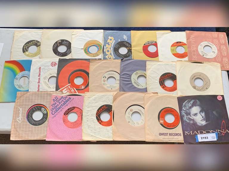 20 VINTAGE 45 RECORDS (SEE PICS) image