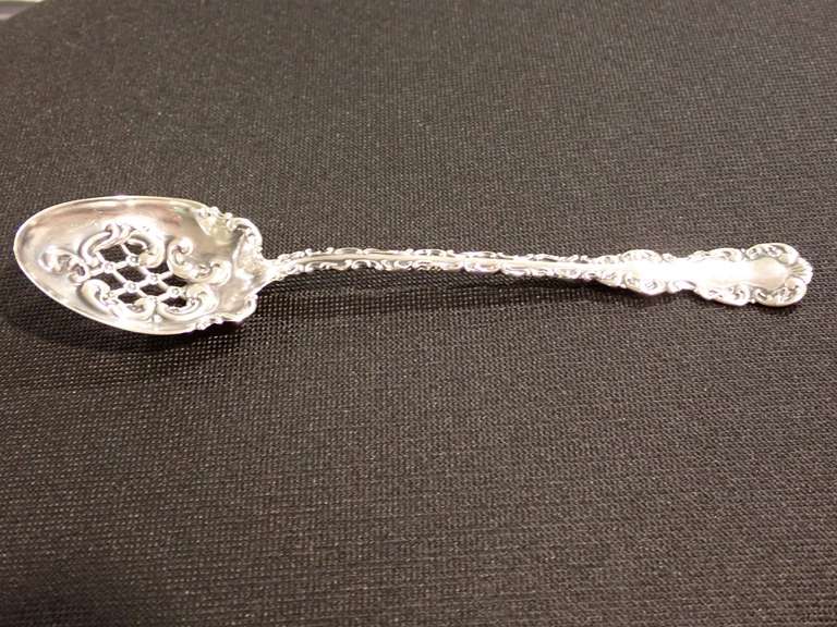 BAIRD NORTH CO. STERLING OLIVE SPOON