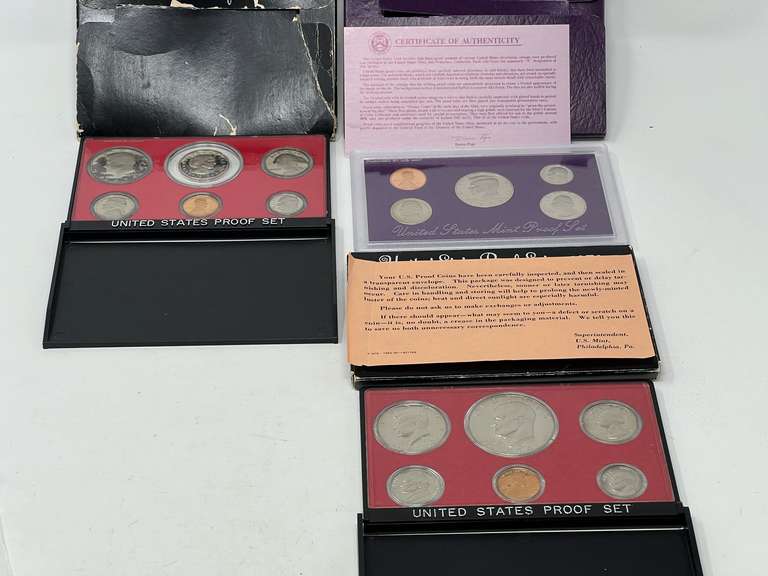 1974, 1979, and 1991 US mint proof sets, see pictures for details. image