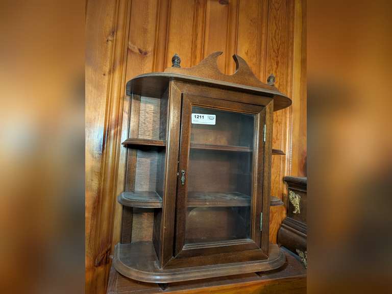 TABLETOP CURIO CABINET image