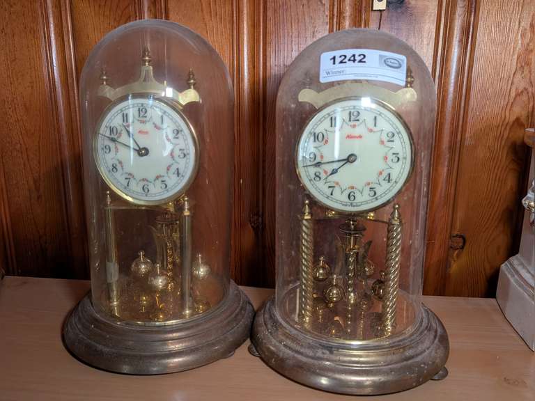 PAIR OF VINTAGE KUNDO ANNUAL CLOCKS image