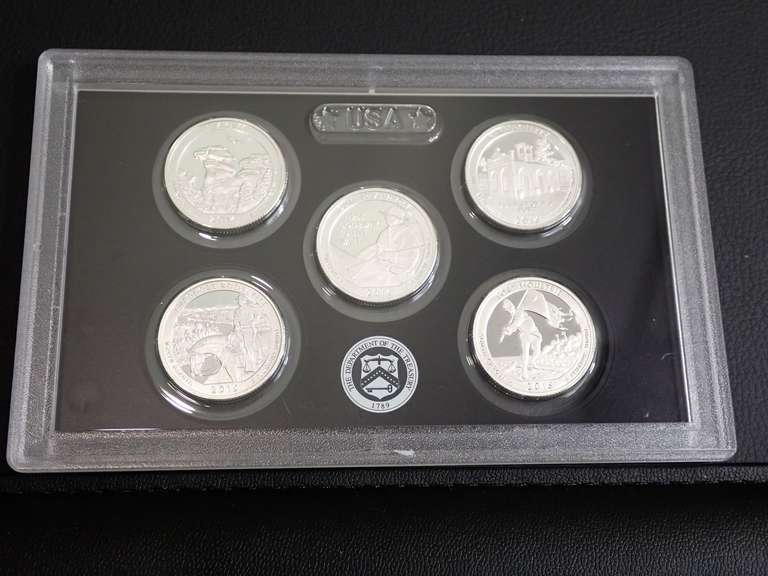 2016 SILVER PROOF U.S. NATIONAL PARK QUARTERS COLLECTION