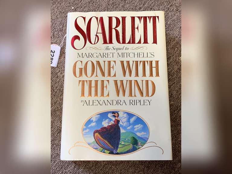 1991 "SCARLETT" SEQUEL TO GONE WITH THE WIND HARDBACK BOOK BY ALEXANDRA RIPLEY image