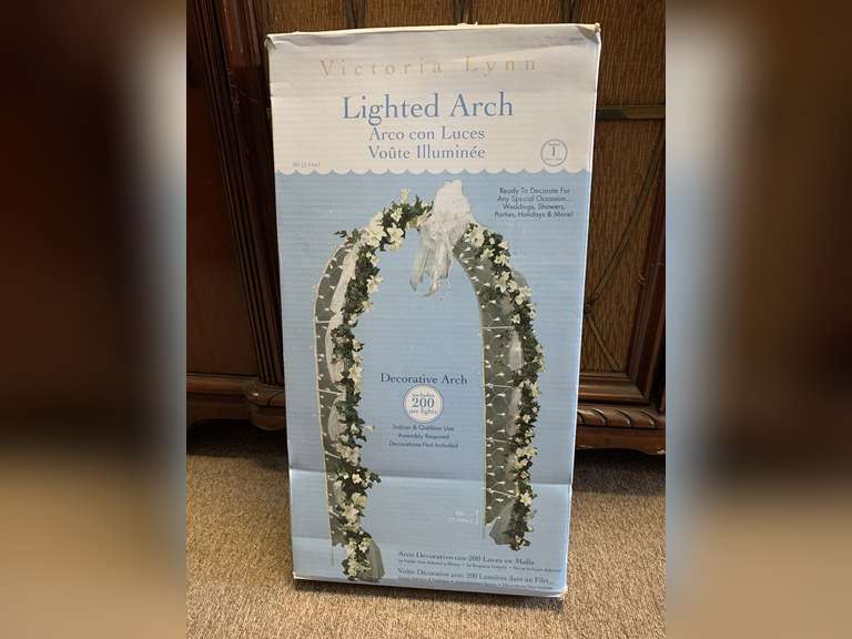 NEW LIGHTED WEDDING/PARTY ARCH image