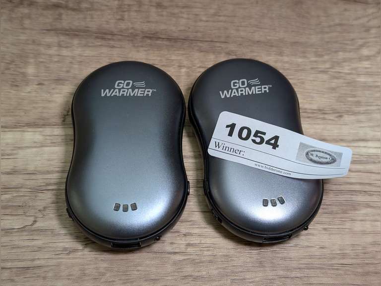 PAIR OF GO WARMER POCKET WARMERS WITH USB CHARGING image