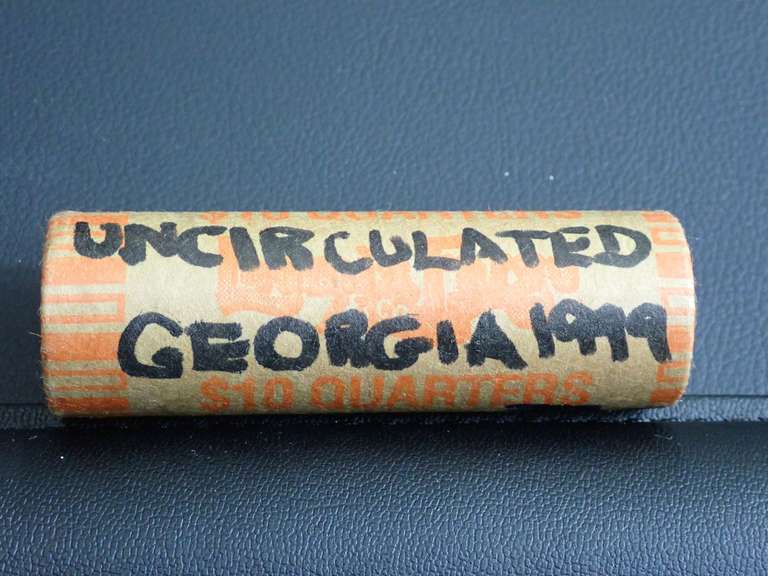 1999 UNCIRCULATED ROLL (40) GEORGIA QUARTERS IN ORIGINAL WRAP