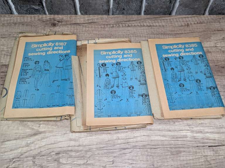 VINTAGE SIMPLICITY SEWING FORMS image