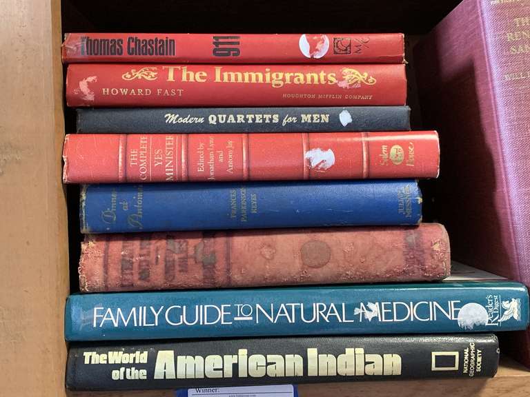 8 VINTAGE HARDBACK BOOKS (SEE PICS) image