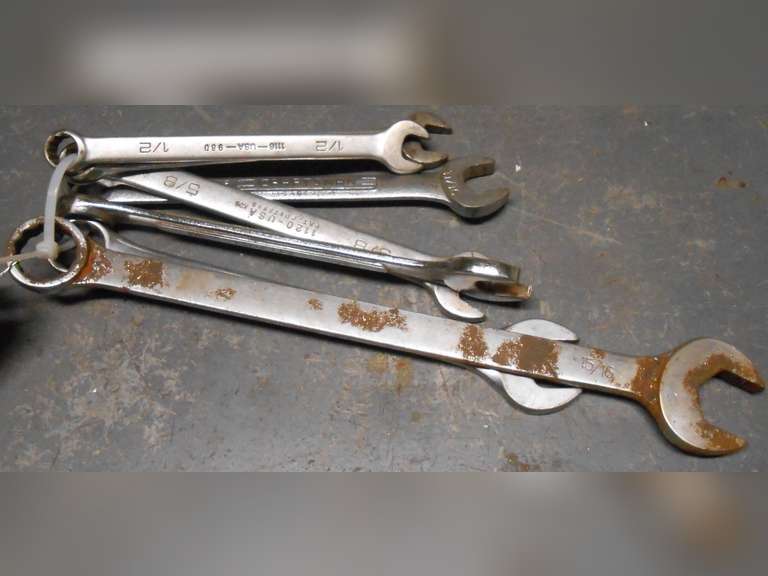 (7) COMBO WRENCHES 1/2"- 15/16" image