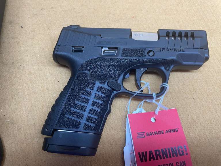 SAVAGE  9 MM  STANCE WITH LASER & HOLSTER  AA15242  PISTOL image