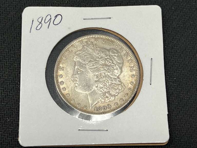 1890 Morgan silver dollar, see pictures for details. image