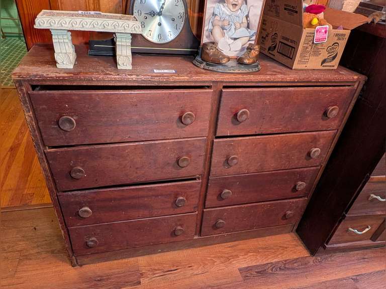 VINTAGE EIGHT DRAWER CHEST *** SPECIAL PICKUP INSTRUCTIONS *** image