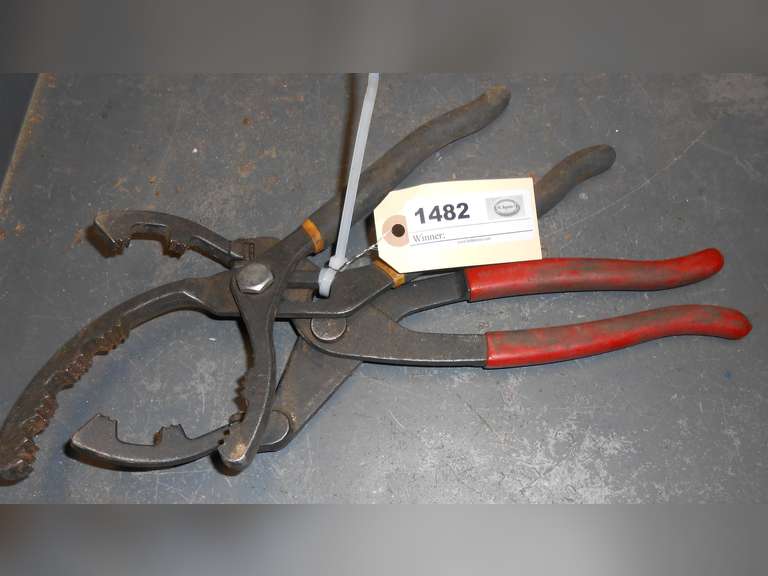 (2) FILTER WRENCH PLIERS image