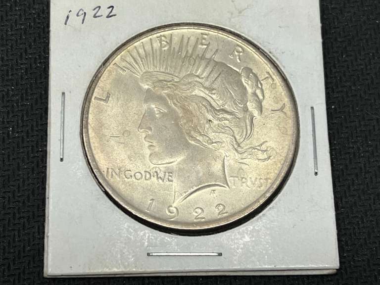 1922 Peace silver dollar, see pictures for details. image
