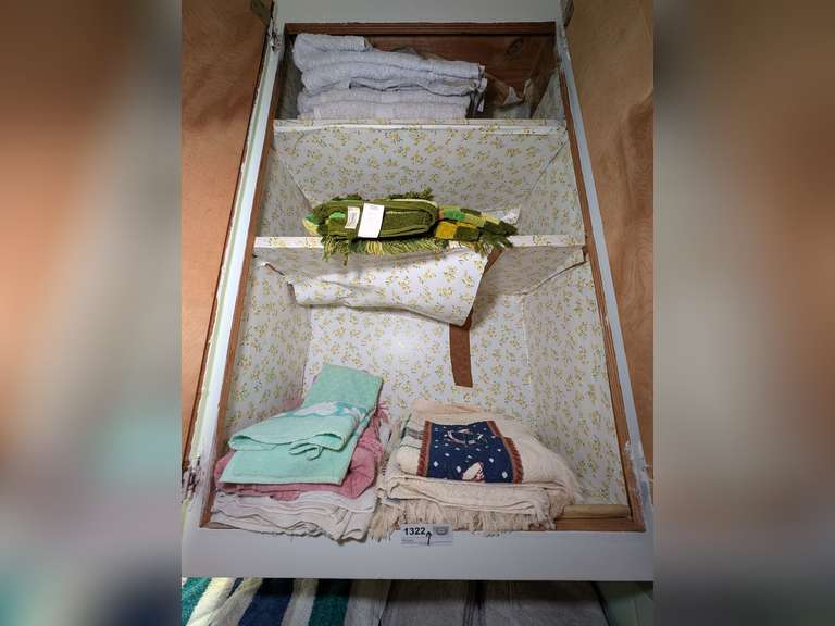 ALL TOWELS IN CABINET MARKED 1322 image