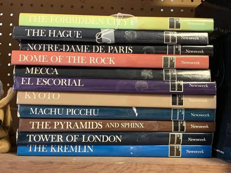 SET OF 11 1970'S NEWSWEEK WONDERS OF THE WORLD HARDBACK BOOK image