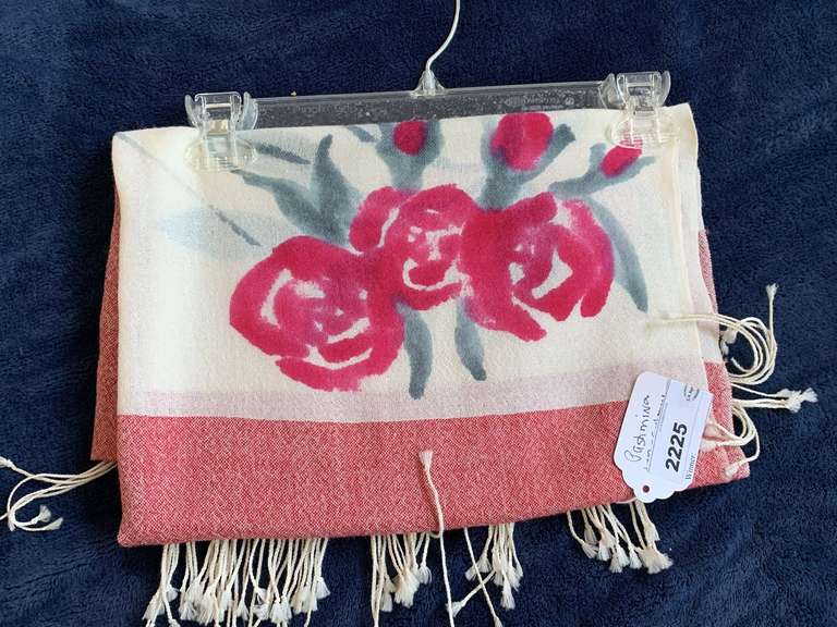 100% PASHMINA/CASHMERE SHAWL/WRAP image