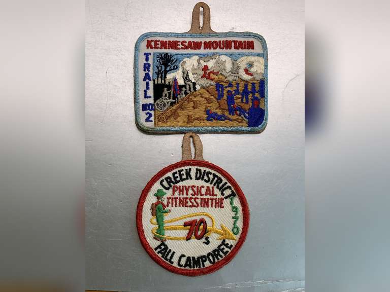 2 VINTAGE BOY SCOUT BADGES (SEE PICS) image