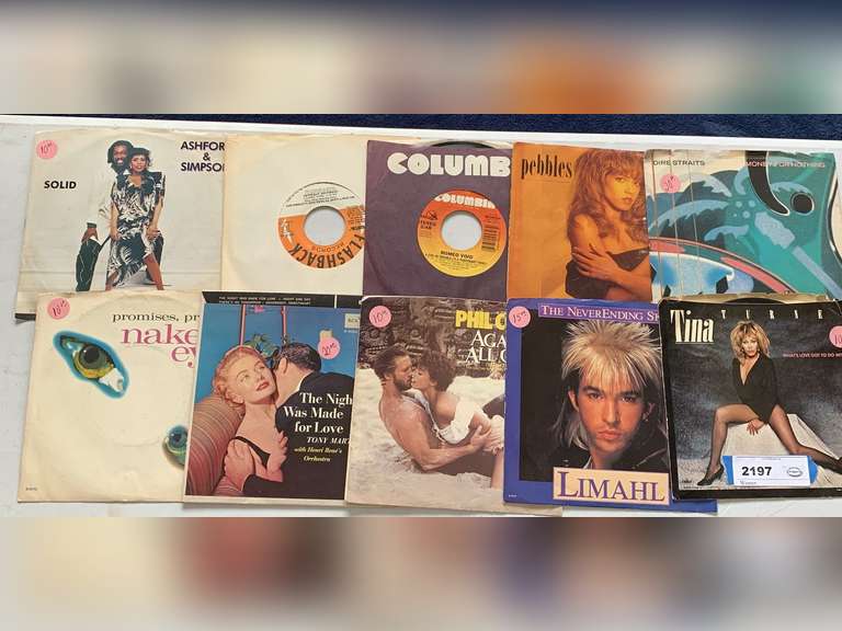 10 VINTAGE 45 RECORDS (SEE PICS) image