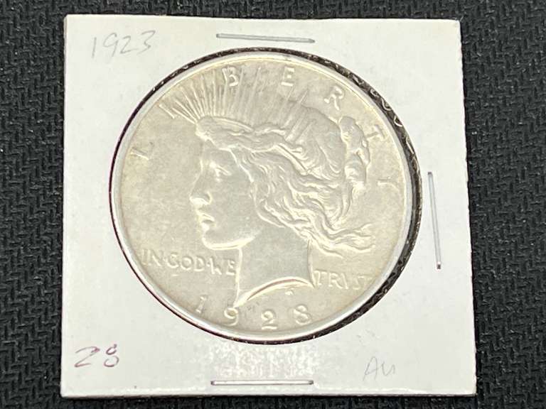 1928 Peace silver dollar, see pictures for details. image