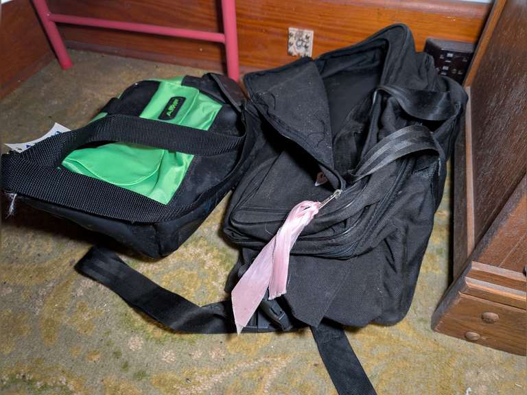 BRUNSWICK AND AMF CARRY-ON BAGS, ONE WITH CASTERS image