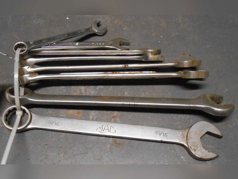 (8) COMBO WRENCHES 1/2" - 15/16" image