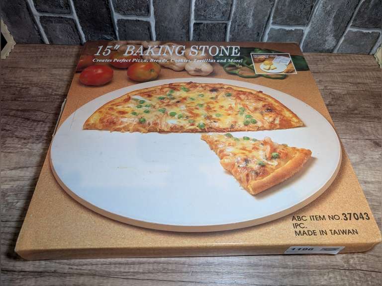 15-IN BAKING STONE IN ORIGINAL BOX image