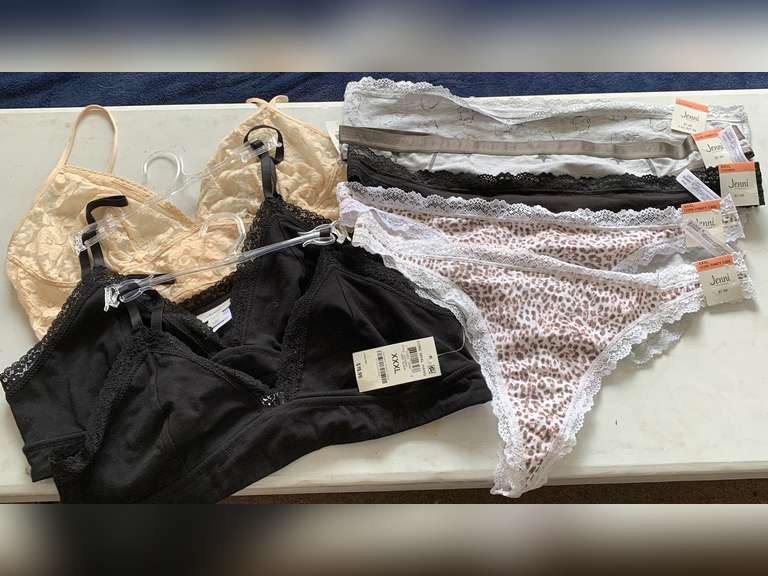 3 NEW 3XL BRAS (NEW WITH TAGS) & 5 NEW 3XL UNDERGARMENTS (NEW WITH TAGS) image