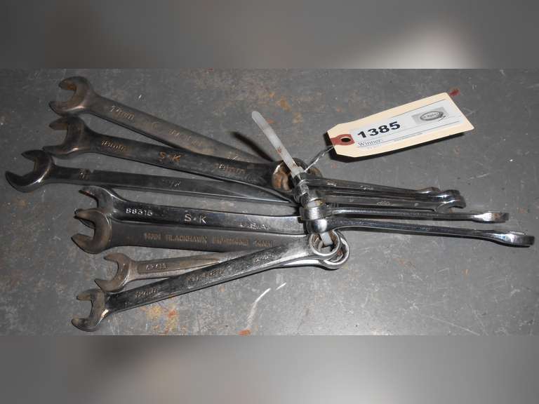 12 PC COMBO WRENCH SET 7MM-18MM image