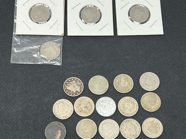 V-nickel assortment, see pictures for details. image