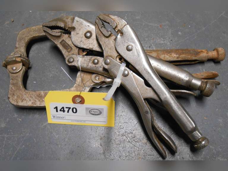 (3) ASSORTED VISE GRIPS image